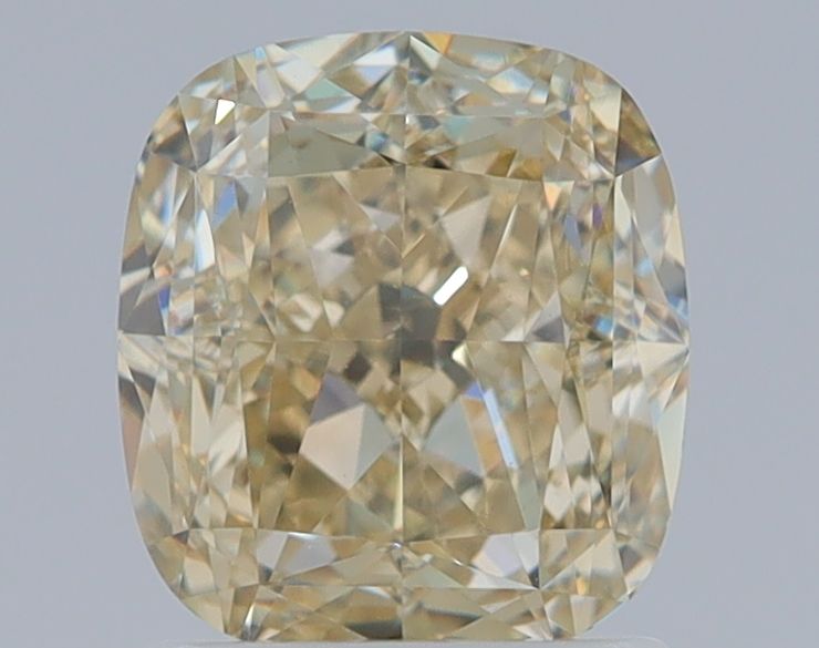 Cushion Fancy Light Brownish Yellow Natural Diamond 1.59ct VS2 loose diamond