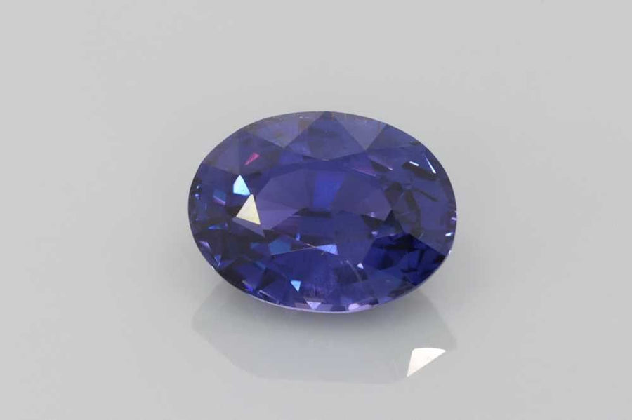 Oval Purple Sapphire 2.58ct loose gemstone