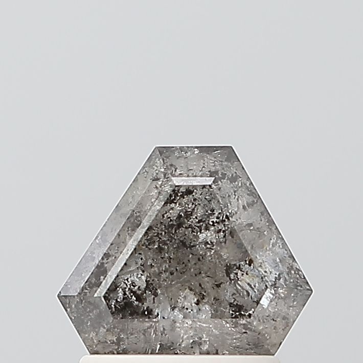 Shield Salt And Pepper Natural Diamond 1.56ct VS2 loose diamond