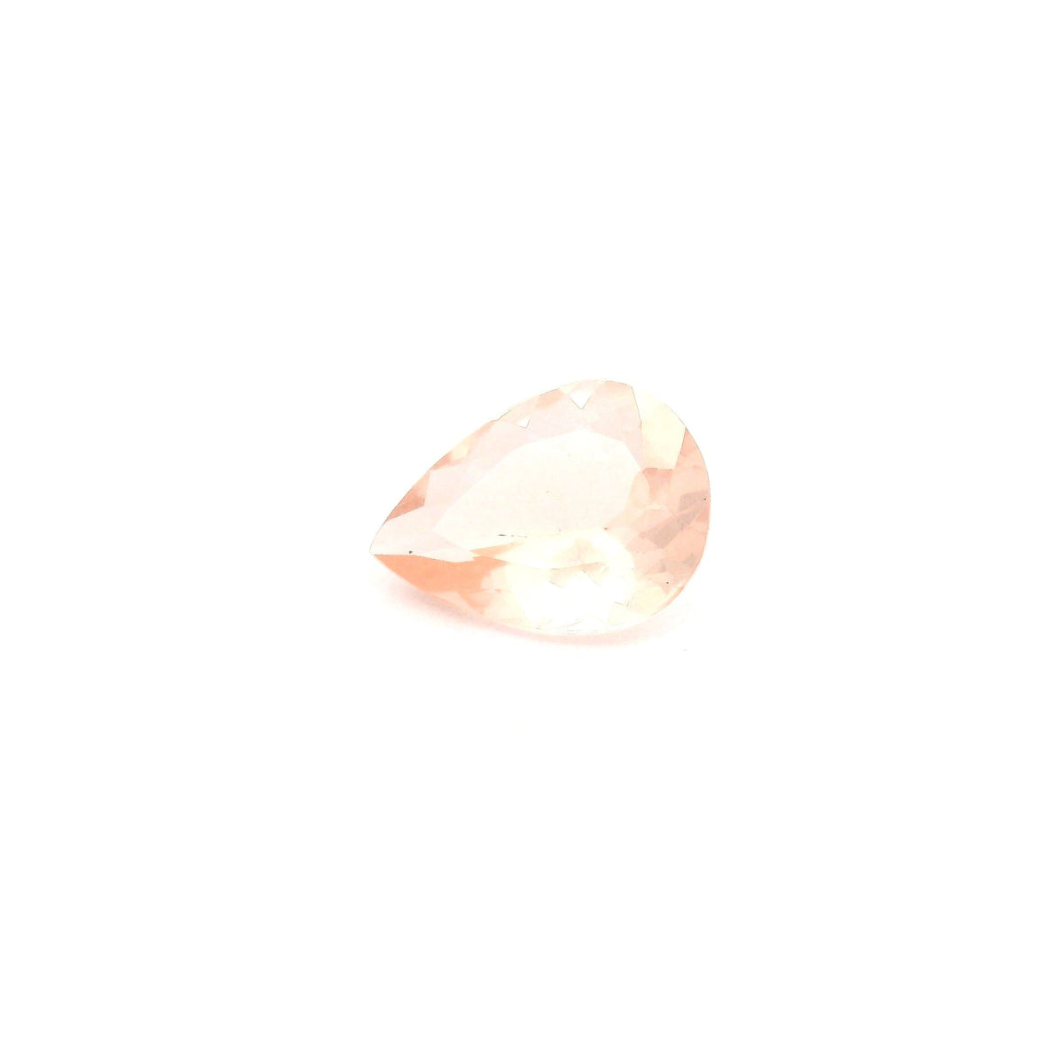 Pear Pink Morganite 0.75ct loose gemstone