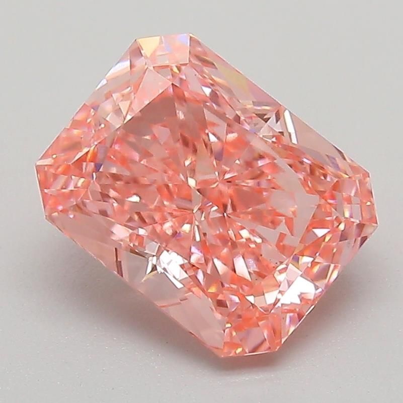 Radiant Fancy Vivid Pink Lab-grown Diamond 2.34ct VS2 loose diamond