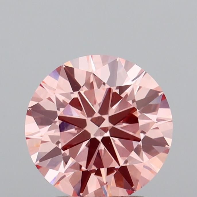 Round Fancy Vivid Pink Lab-grown Diamond 1.99ct VS1 loose diamond