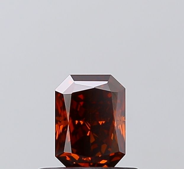 Radiant Fancy Deep Orange Lab-grown Diamond 0.56ct VS1 loose diamond