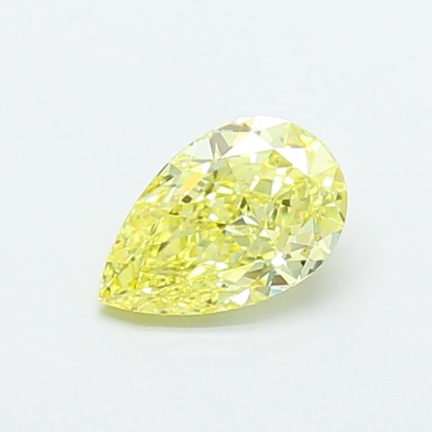 Pear Fancy Intense Yellow Lab-grown Diamond 1.1ct VS1 loose diamond
