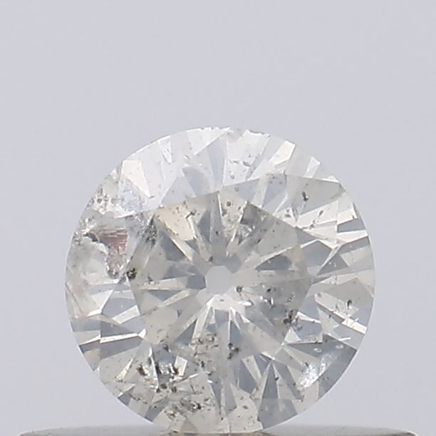 European Cut Salt And Pepper Natural Diamond 0.34ct I3 loose diamond
