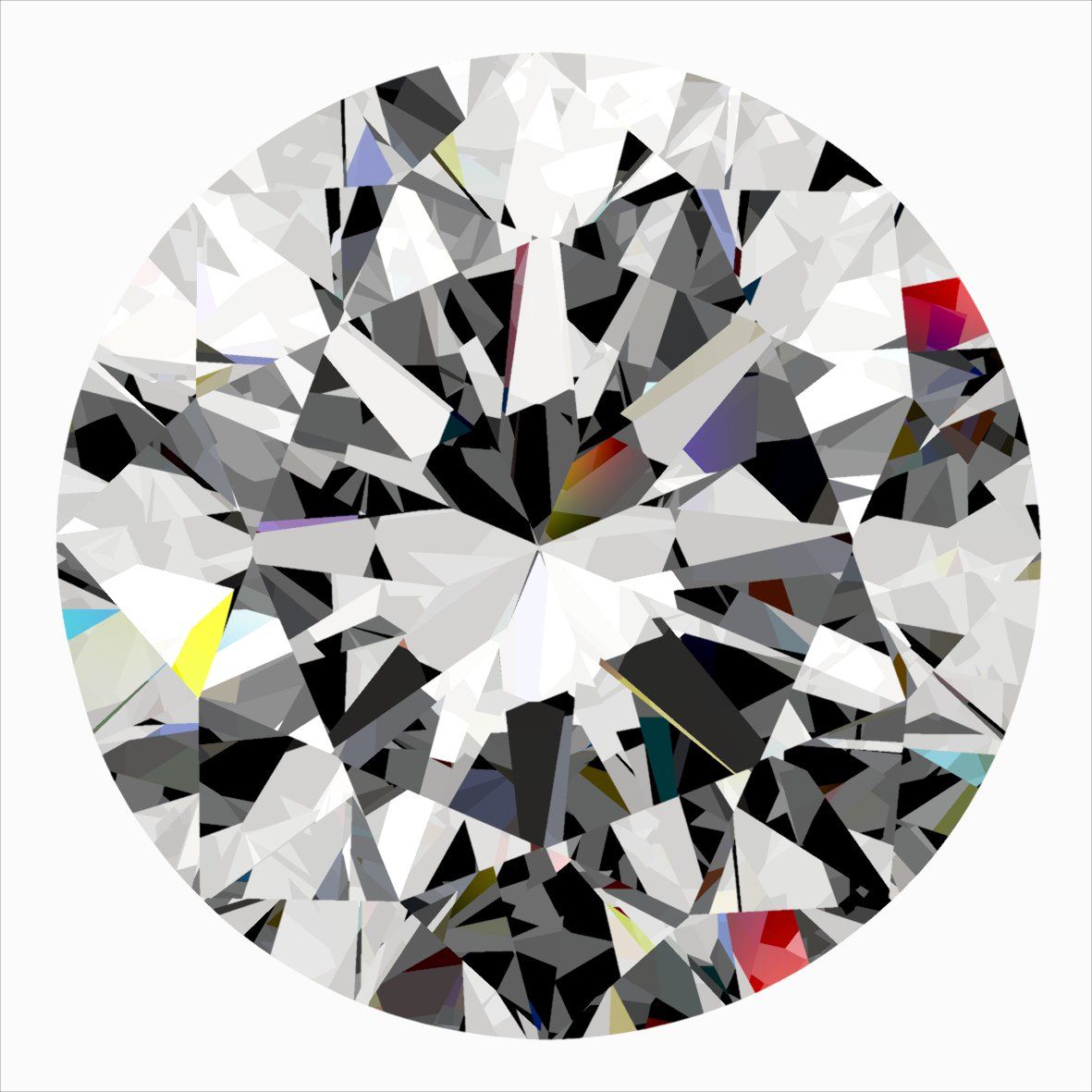 Round Natural Diamond 0.40ct E VS1