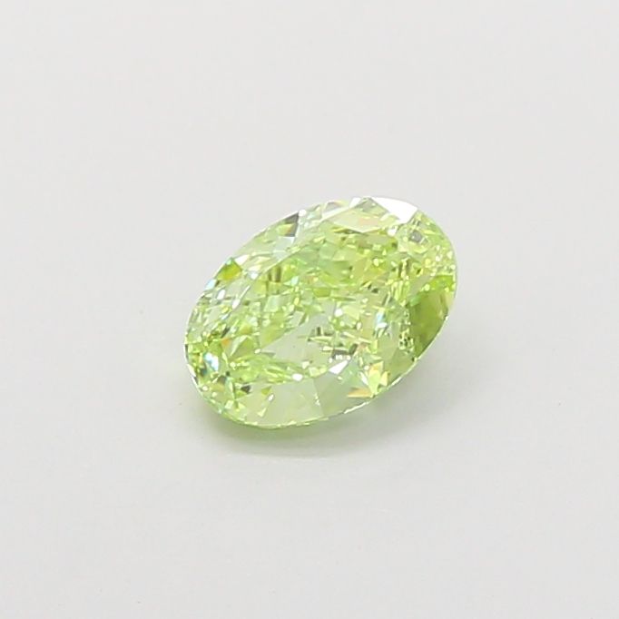 Oval Fancy Vivid Green Lab-grown Diamond 1.01ct IF loose diamond