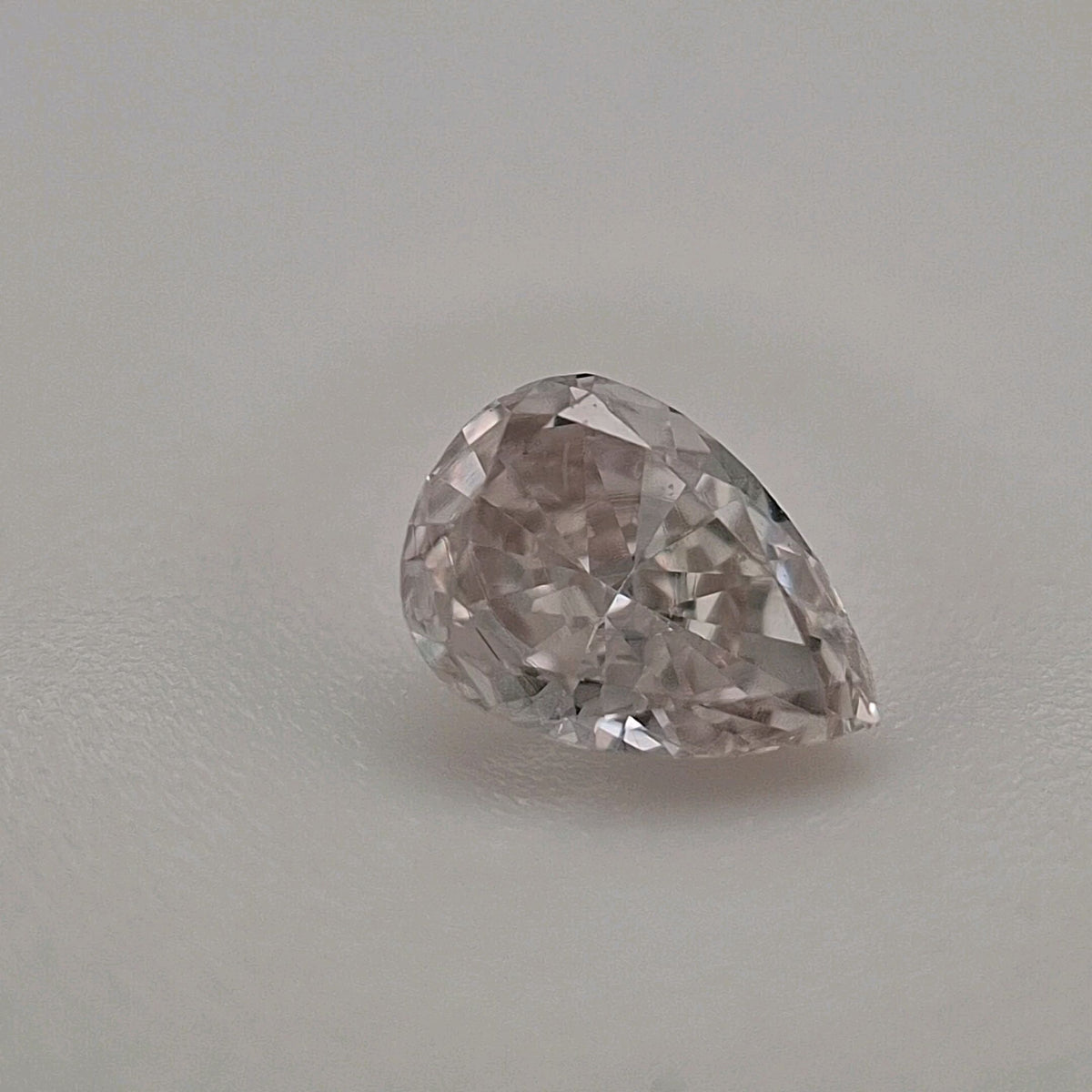 Pear Very Light Orangey Pink Natural Diamond 0.33ct SI2 loose diamond