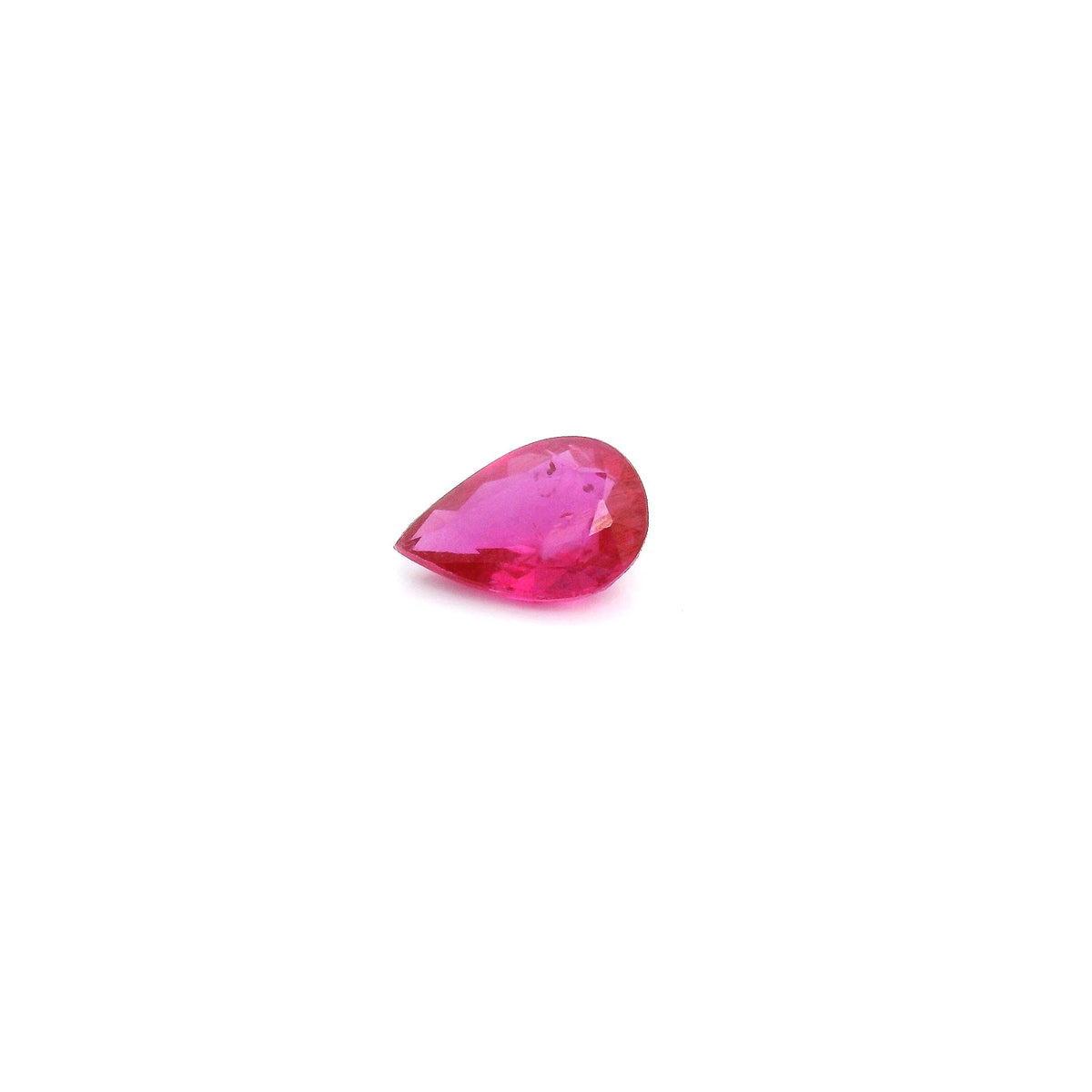 Pear Red Ruby 0.44ct loose gemstone