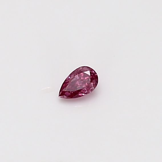 Pear Purplish Pink Natural Diamond 0.06ct loose diamond