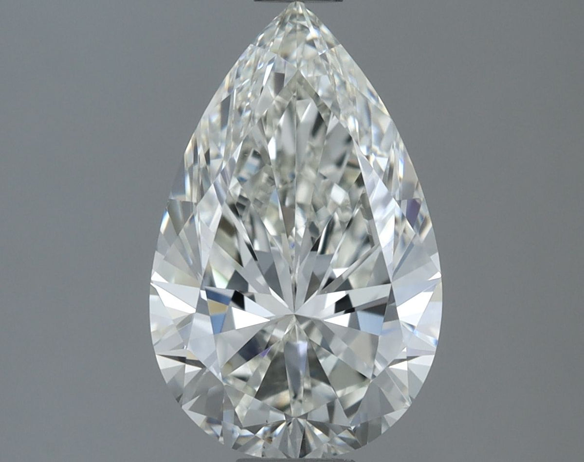 Pear Natural Diamond 1.50ct H VS1