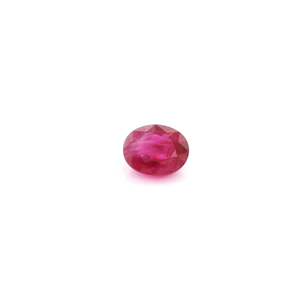 Oval Red Ruby 0.6ct loose gemstone