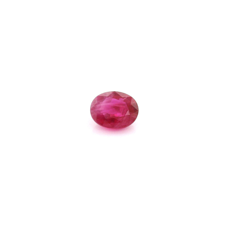 Oval Red Ruby 0.6ct loose gemstone
