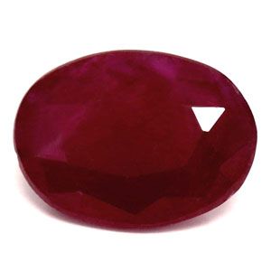 Oval Red Ruby 1.56ct loose gemstone