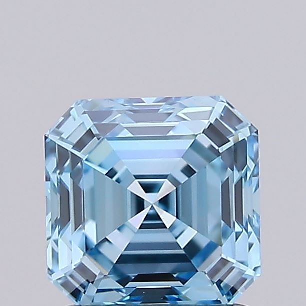 Asscher Fancy Vivid Blue Lab-grown Diamond 1.16ct VS1 loose diamond