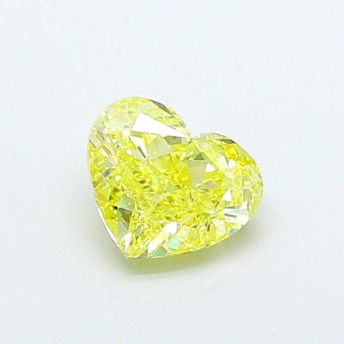 Heart Fancy Intense Yellow Lab-grown Diamond 1.71ct VS1 loose diamond