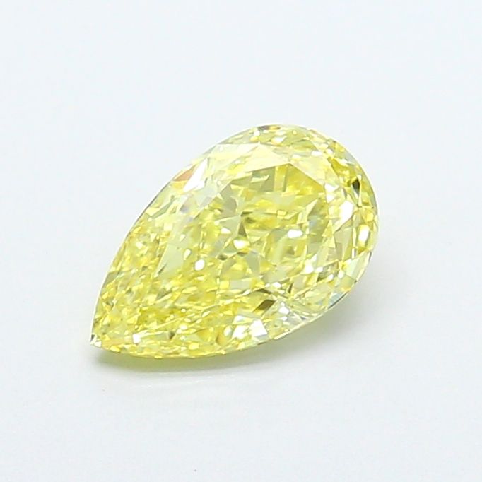 Pear Fancy Intense Yellow Lab-grown Diamond 1.05ct VS1 loose diamond
