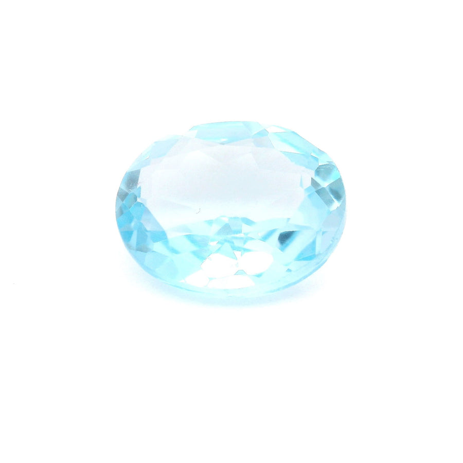 Oval Blue Topaz 5.39ct loose gemstone