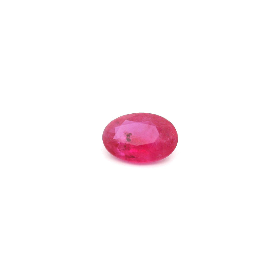 Oval Red Ruby 0.84ct loose gemstone