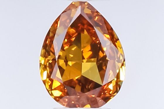 Pear Fancy Deep Yellowish Brown Natural Diamond 0.26ct loose diamond
