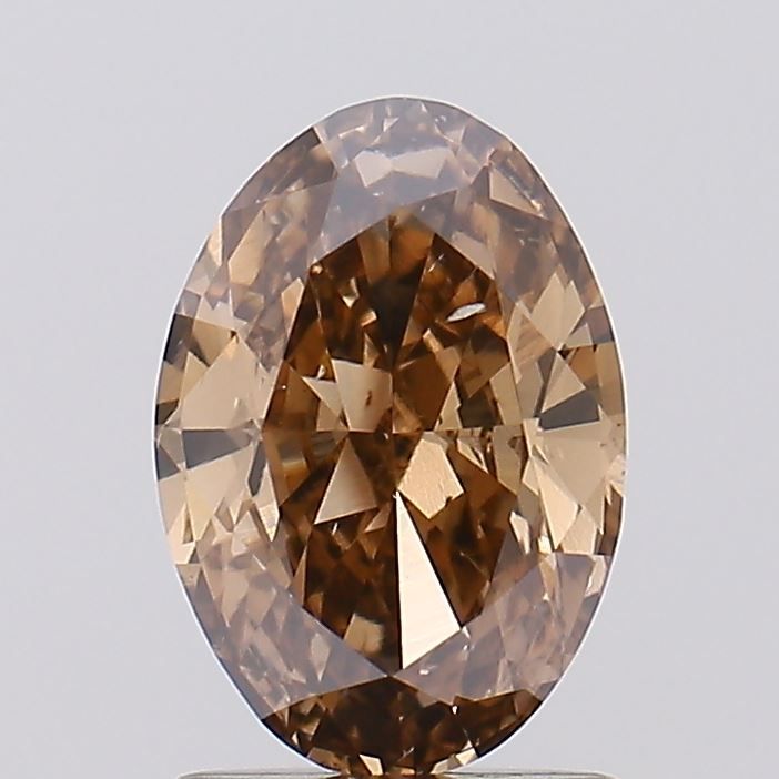 Oval Fancy Brown Lab-grown Diamond 1.1ct SI1 loose diamond