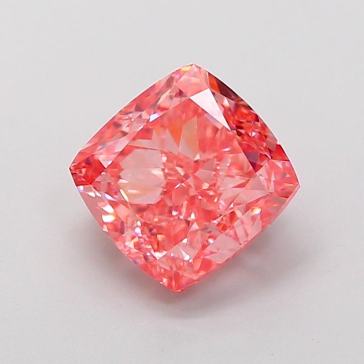 Cushion Fancy Vivid Pink Lab-grown Diamond 2.04ct VS1 loose diamond