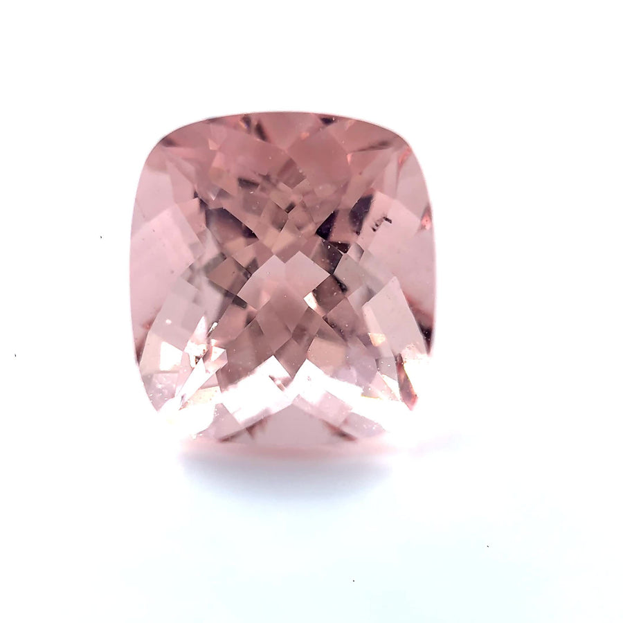 Cushion Pink Morganite 2.57ct loose gemstone