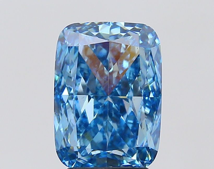 Cushion Fancy Vivid Blue Lab-grown Diamond 4ct VS1 loose diamond