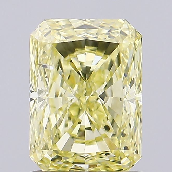 Radiant Fancy Intense Yellow Lab-grown Diamond 1.19ct SI1 loose diamond