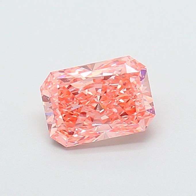 Radiant Fancy Vivid Pink Lab-grown Diamond 1.53ct VVS2 loose diamond