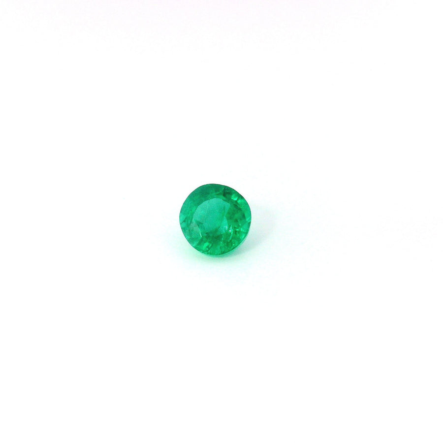 Round Green Emerald 0.29ct loose gemstone