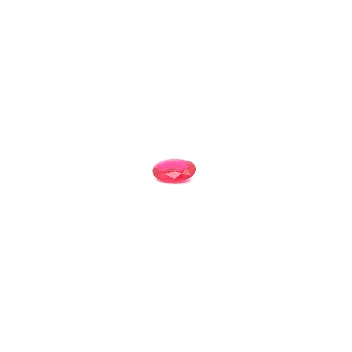 Oval Red Ruby 0.45ct loose gemstone