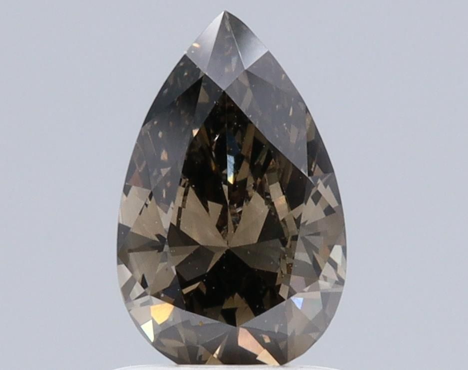 Pear Black Lab-grown Diamond 1.04ct VS2 loose diamond