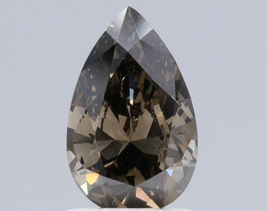 Pear Black Lab-grown Diamond 1.04ct VS2 loose diamond