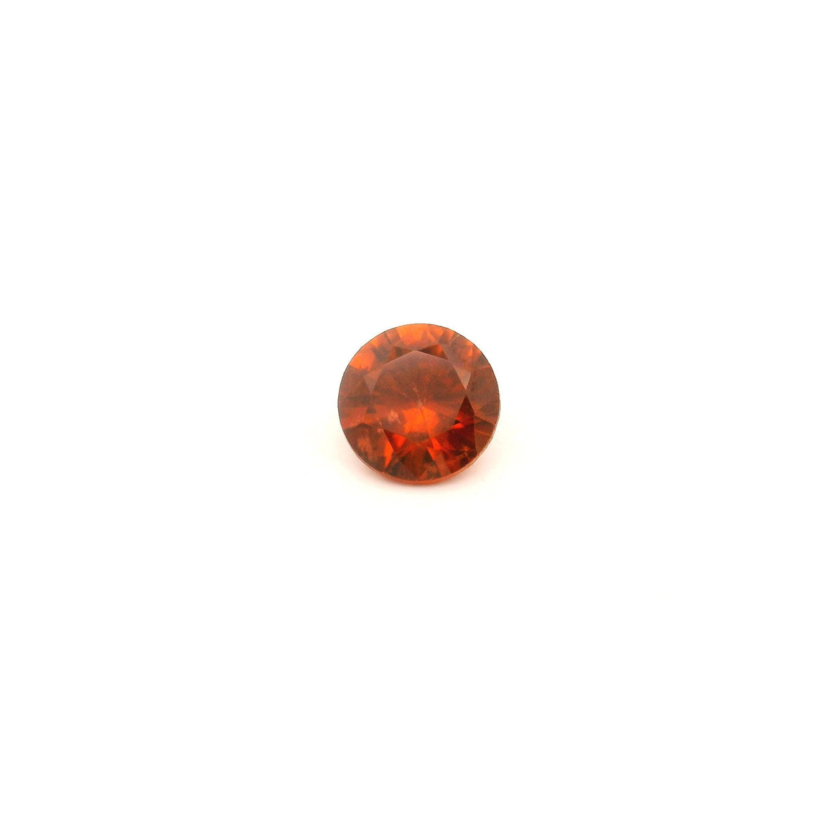 Round Brown Zircon 1.17ct loose gemstone