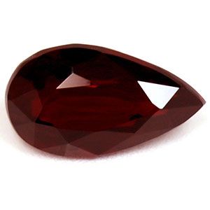 Pear Red Ruby 1.17ct loose gemstone