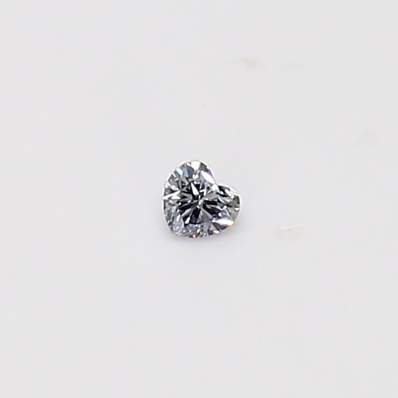Heart Fancy Light Gray Natural Diamond 0.04ct loose diamond