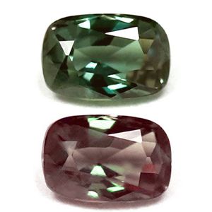 Cushion Green Alexandrite 0.3ct loose gemstone