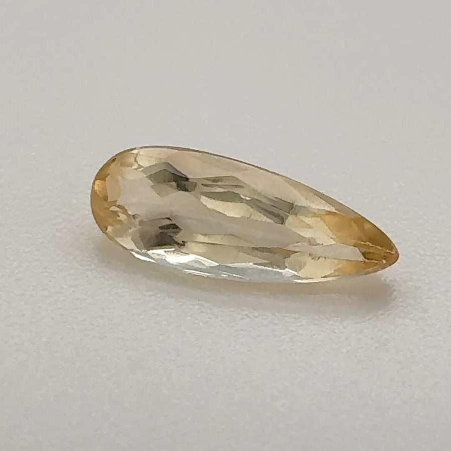Pear Yellow Topaz 0.75ct loose gemstone
