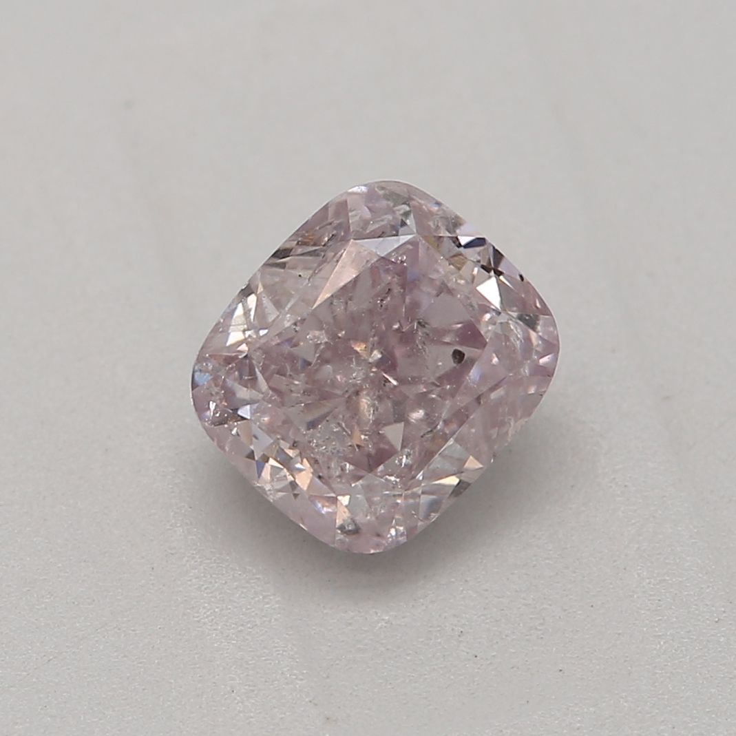 Cushion Fancy Brownish Purplish Pink Natural Diamond 0.7ct I1 loose diamond