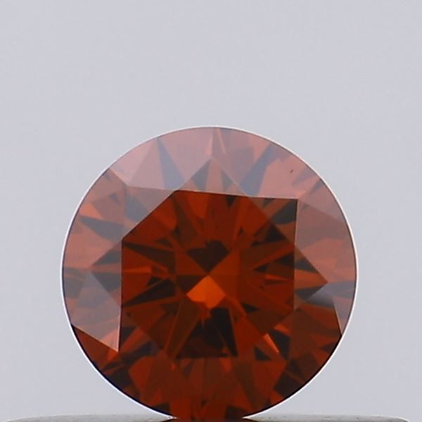 Round Fancy Deep Orange Lab-grown Diamond 0.31ct VVS2 loose diamond