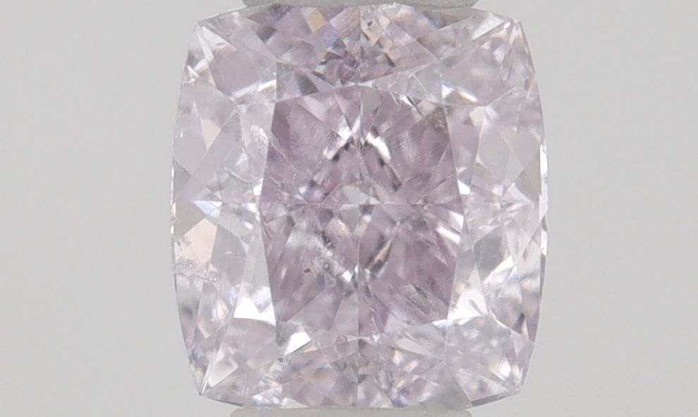 Cushion Fancy Pink Purple Natural Diamond 0.26ct SI2 loose diamond