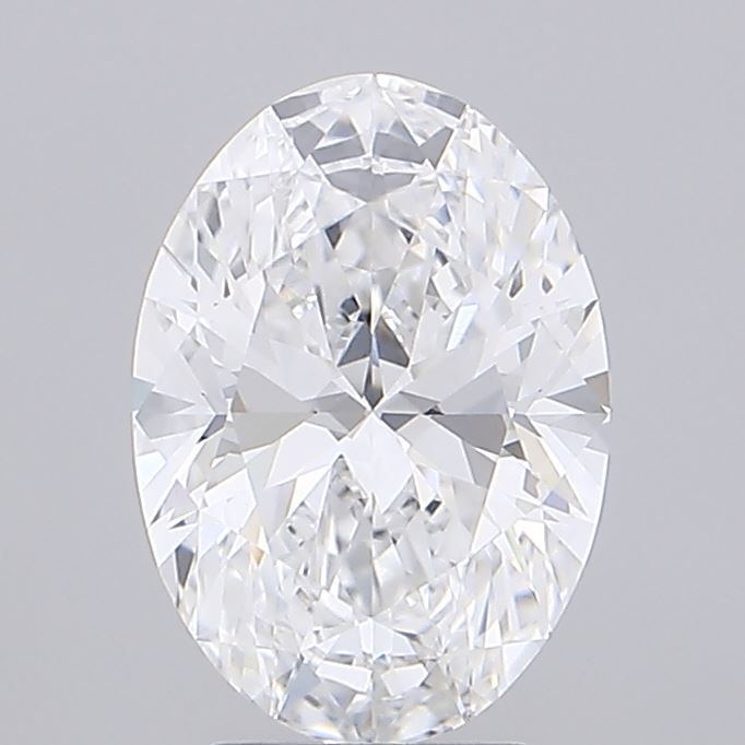 Oval Lab-Grown Diamond 3.35ct D VVS1