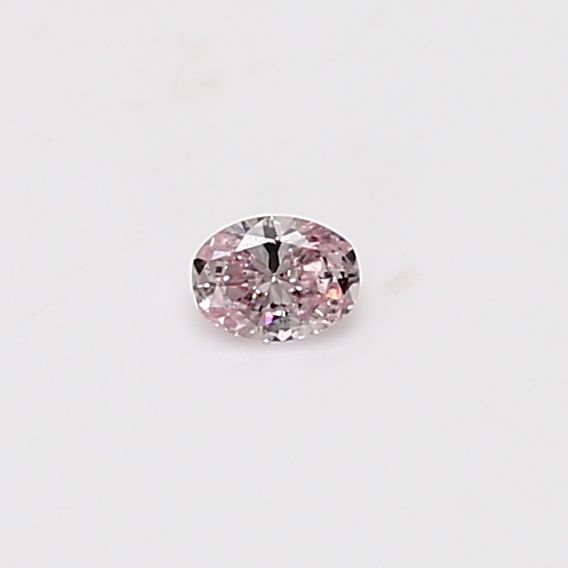 Oval Fancy Pink Natural Diamond 0.08ct loose diamond