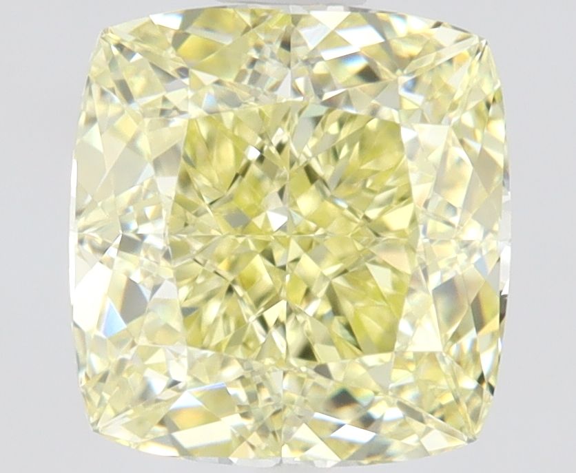 Cushion Fancy Light Yellow Natural Diamond 1.1ct VVS2 loose diamond