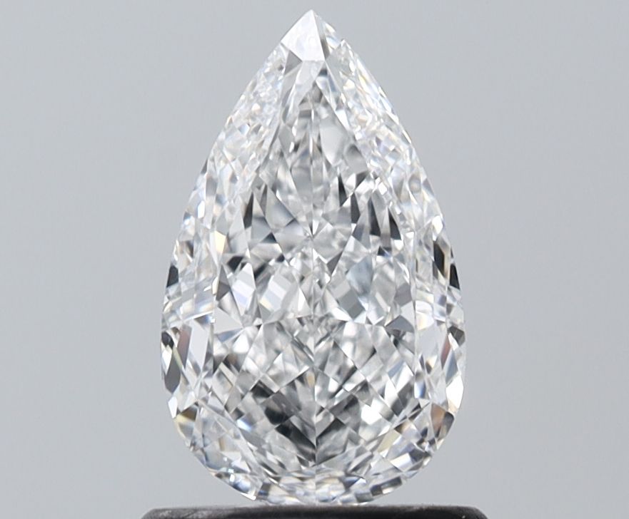 Pear Natural Diamond 1.02ct D IF