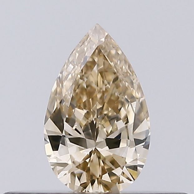 Pear Fancy Light Brown Natural Diamond 0.17ct VS2 loose diamond
