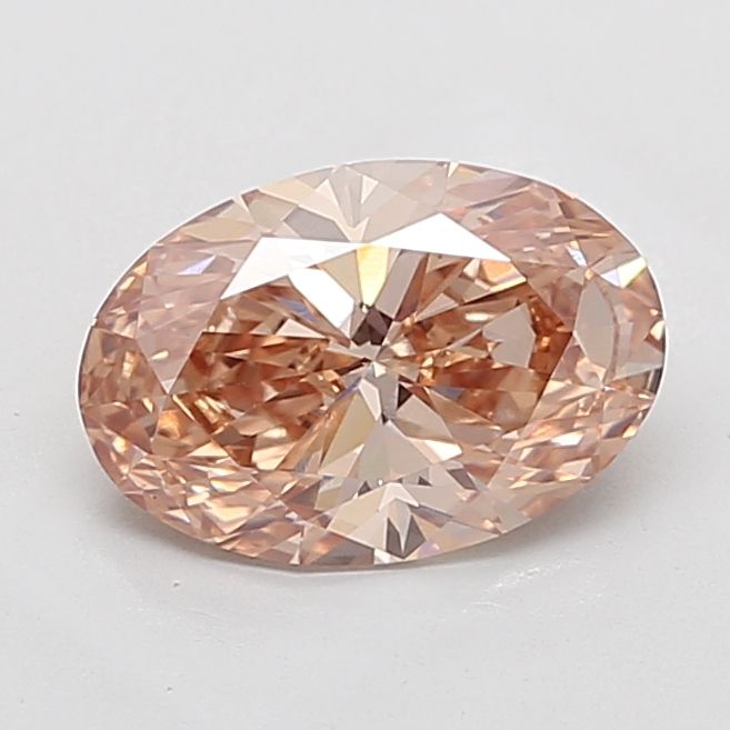 Oval Fancy Brown Lab-grown Diamond 3.18ct VS1 loose diamond