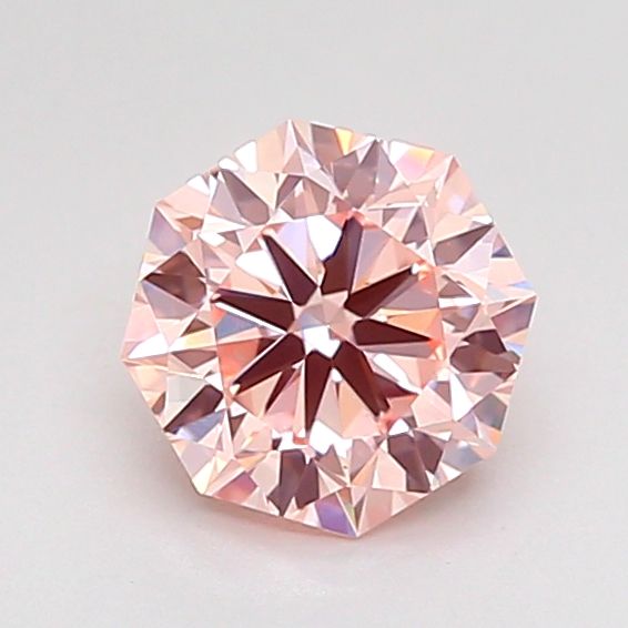 Octagonal Fancy Pink Lab-grown Diamond 0.92ct VVS2 loose diamond