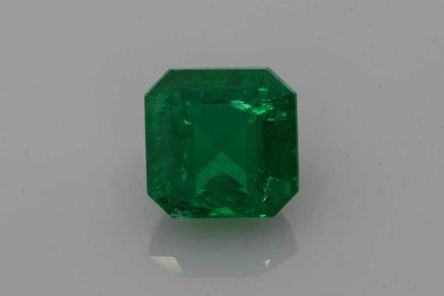 Asscher Green Emerald 1.88ct loose gemstone